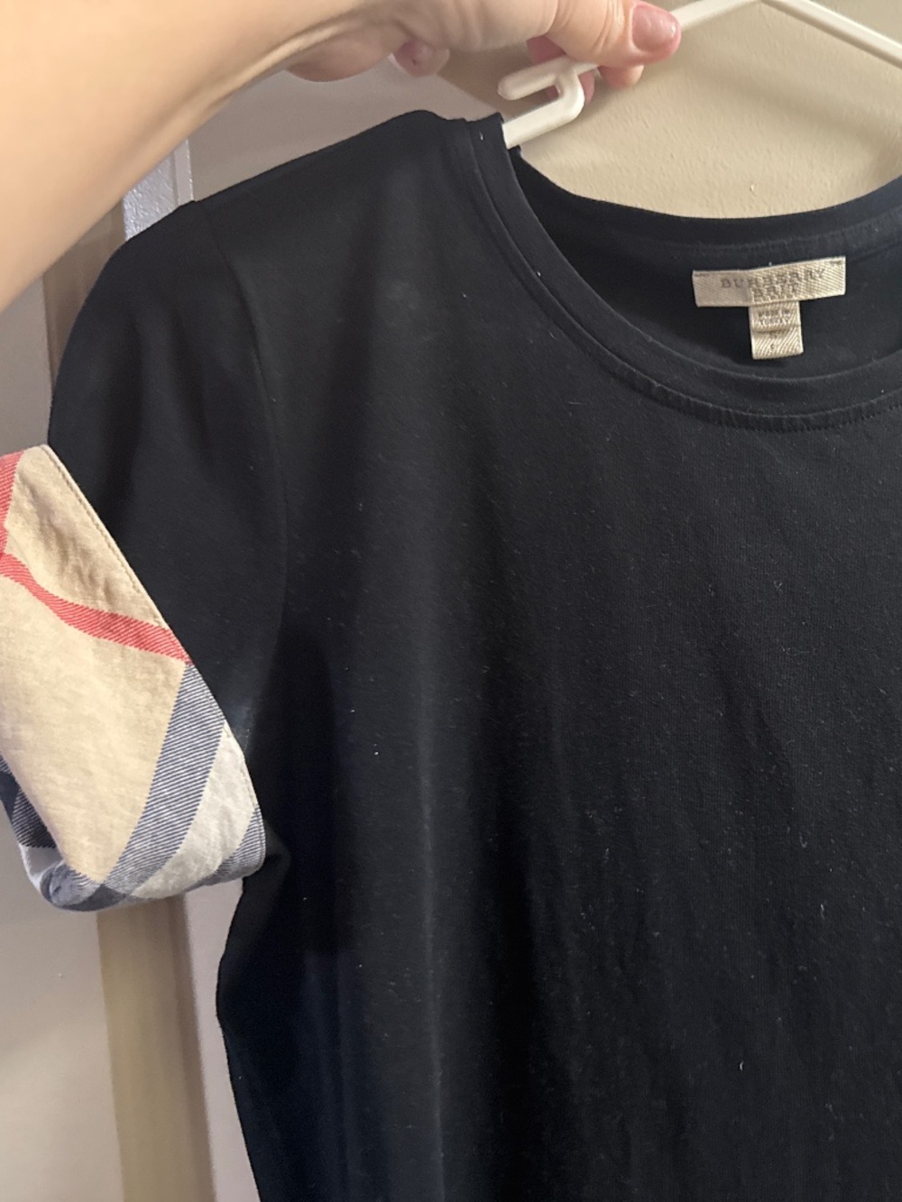 Burberry black tee - NWOT